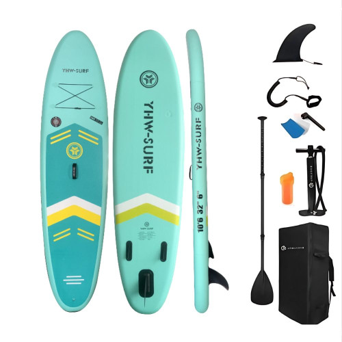 Φουσκωτή Σανίδα SUP 3.20m Τιρκουάζ – Με Κουπί, Αξεσουάρ & Σακίδιο Μεταφοράς