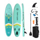 Φουσκωτή Σανίδα SUP 3.20m Τιρκουάζ με Κουπί, Αξεσουάρ και Σακίδιο Μεταφοράς