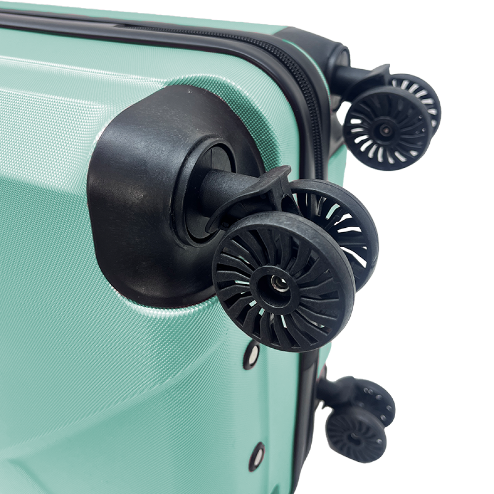 Σετ Βαλίτσες Ταξιδίου 3 Τεμαχίων από Ανθεκτικό ABS – Με Κλειδαριές TSA & Ρόδες 360° (20'' 24'' 28'') Πράσινο 6005-GREEN