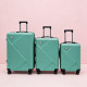 Σετ Βαλίτσες Ταξιδίου 3 Τεμαχίων από Ανθεκτικό ABS – Με Κλειδαριές TSA & Ρόδες 360° (20'' 24'' 28'') Πράσινο 6005-GREEN