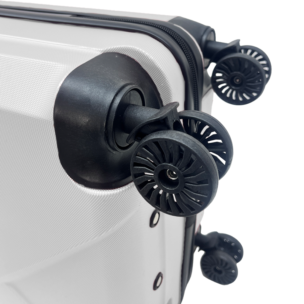 Σετ Βαλίτσες Ταξιδίου 3 Τεμαχίων από Ανθεκτικό ABS – Με Κλειδαριές TSA & Ρόδες 360° (20'' 24'' 28'') Γκρι 6005-GREY