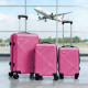 Σετ Βαλίτσες Ταξιδίου 3 Τεμαχίων από Ανθεκτικό ABS – Με Κλειδαριές TSA & Ρόδες 360° (20'' 24'' 28'') Ροζ 6005-PINK