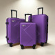 Σετ Βαλίτσες Ταξιδίου 3 Τεμαχίων από Ανθεκτικό ABS – Με Κλειδαριές TSA & Ρόδες 360° (20'' 24'' 28'') Μώβ 6005-PURPLE