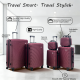 Σετ Βαλίτσες Ταξιδίου 6 Τεμαχίων από Ανθεκτικό ABS – Με Κλειδαριές TSA & Ρόδες 360° (12'' 16'' 20'' 24'' 28'' 32'') Κόκκινο 3008-RED
