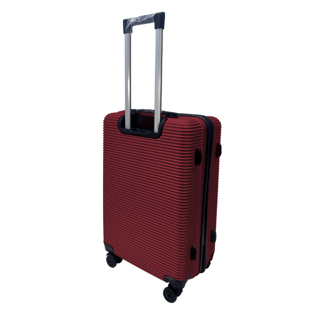 Σετ Βαλίτσες Ταξιδίου 6 Τεμαχίων από Ανθεκτικό ABS – Με Κλειδαριές TSA & Ρόδες 360° (12'' 16'' 20'' 24'' 28'' 32'') Κόκκινο 3008-RED