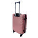 Σετ Βαλίτσες Ταξιδίου 6 Τεμαχίων από Ανθεκτικό ABS – Με Κλειδαριές TSA & Ρόδες 360° (12'' 16'' 20'' 24'' 28'' 32'') Ροζ-Χρυσό 3008-ROSEGOLD