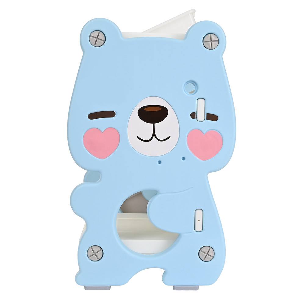 Πλαστική Βιβλιοθήκη Cute Bear Μπλε QD009-BLU