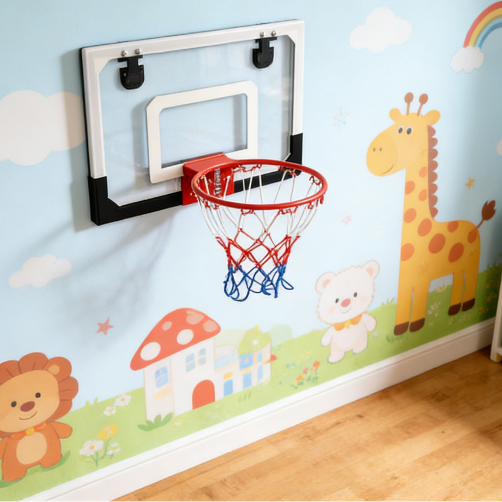 Μίνι Μπασκέτα Τοίχου Hoopster με Διάφανο ταμπλό 45×30cm X011