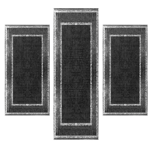 Σετ Κρεβατοκάμαρας 3τμχ Flat Velvet με Σχέδιο (1*70x200 & 2*70x130) M578-SET