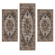 Σετ Κρεβατοκάμαρας 3τμχ Flat Velvet με Σχέδιο (1*70x200 & 2*70x130) MG221-SET