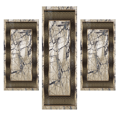 Σετ Κρεβατοκάμαρας 3τμχ Flat Velvet με Σχέδιο (1*70x200 & 2*70x130) MJ118-SET
