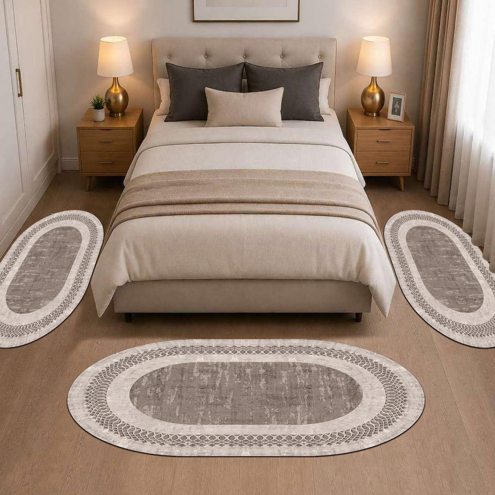 Σετ Κρεβατοκάμαρας 3τμχ Flat Velvet με Σχέδιο (1*70x200 & 2*70x130) WJ004-SET