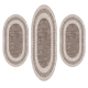 Σετ Κρεβατοκάμαρας 3τμχ Flat Velvet με Σχέδιο (1*70x200 & 2*70x130) WJ004-SET