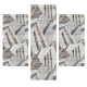 Σετ Κρεβατοκάμαρας 3τμχ Flat Velvet με Σχέδιο (1*70x200 & 2*70x130) WK087-SET