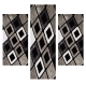 Σετ Κρεβατοκάμαρας 3τμχ Flat Velvet με Σχέδιο (1*70x200 & 2*70x130) WK143-SET