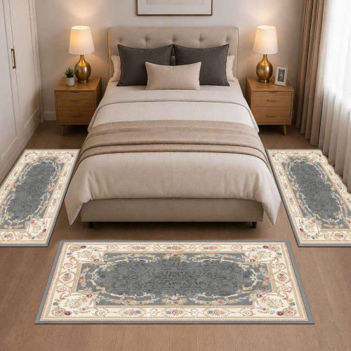 Σετ Κρεβατοκάμαρας 3τμχ Flat Velvet με Σχέδιο (1*70x200 & 2*70x130) WL0231-SET