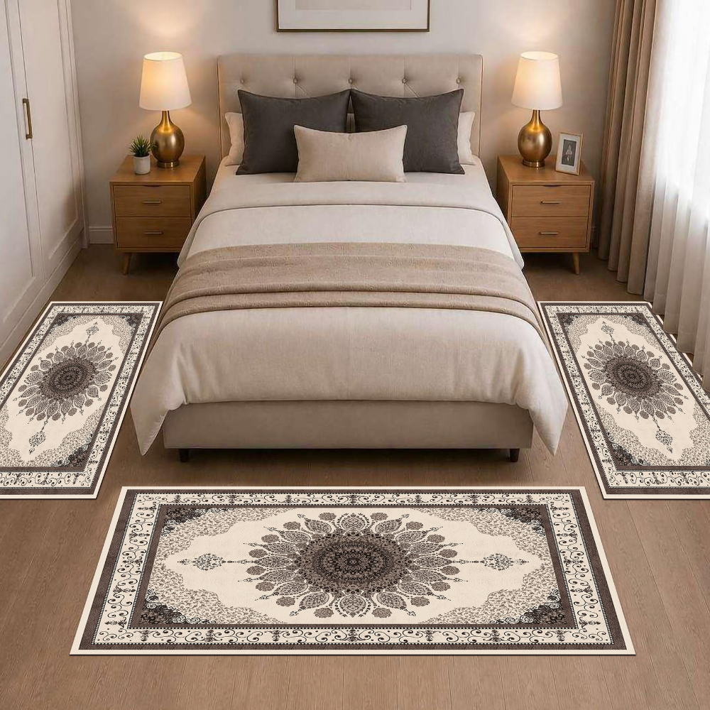 Σετ Κρεβατοκάμαρας 3τμχ Flat Velvet με Σχέδιο (1*70x200 & 2*70x130) WL0250-SET
