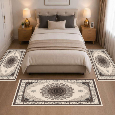 Σετ Κρεβατοκάμαρας 3τμχ Flat Velvet με Σχέδιο (1*70x200 & 2*70x130) WL0250-SET