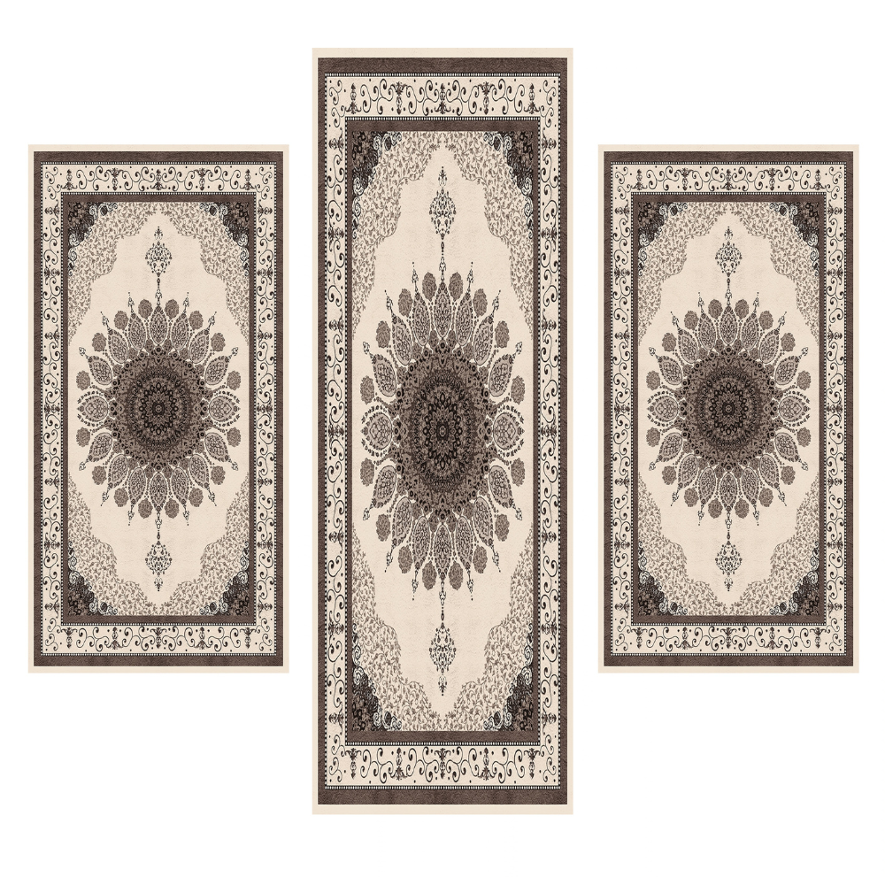 Σετ Κρεβατοκάμαρας 3τμχ Flat Velvet με Σχέδιο (1*70x200 & 2*70x130) WL0250-SET