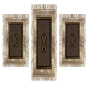 Σετ Κρεβατοκάμαρας 3τμχ Flat Velvet με Σχέδιο (1*70x200 & 2*70x130) WL0417-SET