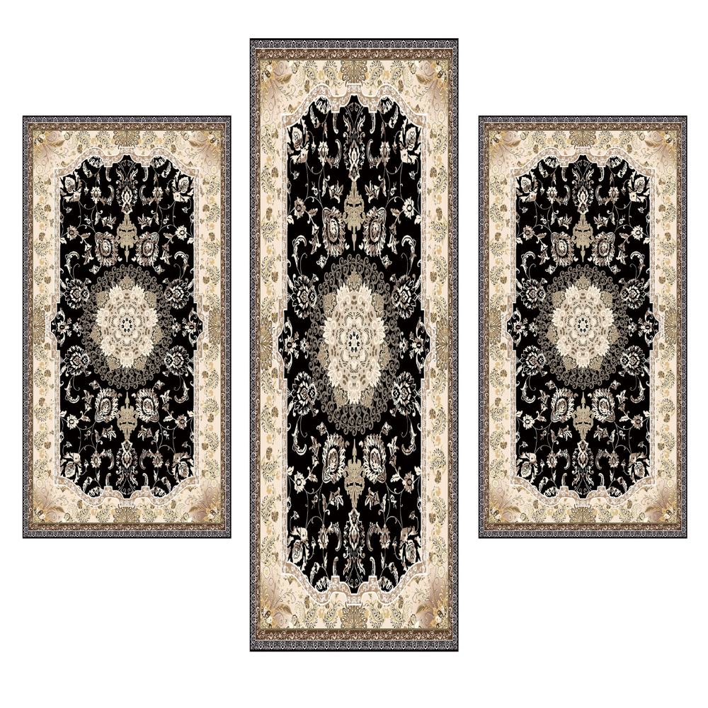 Σετ Κρεβατοκάμαρας 3τμχ Flat Velvet με Σχέδιο (1*70x200 & 2*70x130) WL0639-SET