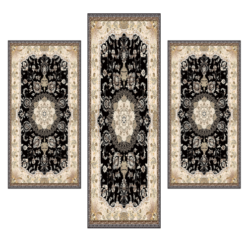 Σετ Κρεβατοκάμαρας 3τμχ Flat Velvet με Σχέδιο (1*70x200 & 2*70x130) WL0639-SET