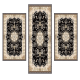 Σετ Κρεβατοκάμαρας 3τμχ Flat Velvet με Σχέδιο (1*70x200 & 2*70x130) WL0639-SET