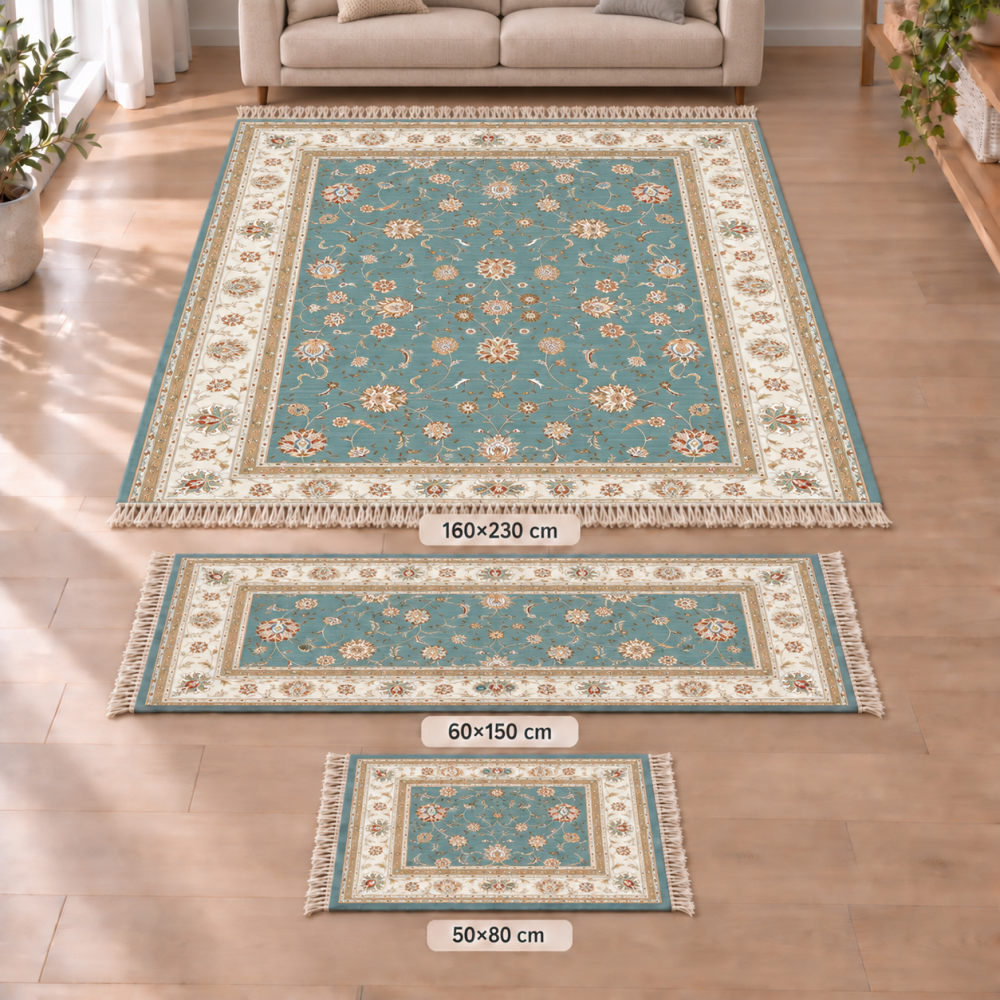 Σετ Χαλιών 3τμχ Flat Velvet με Κρόσια και Σχέδιο (160x230, 60x150, 50x80) WL0134-SET Σετ Χαλιών 3τμχ Flat Velvet με Κρόσια και Σχέδιο (160x230, 60x150, 50x80) WL0134-SET