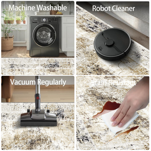 Χαλί 4 Εποχών με σχέδιο Αντιολισθητικό 180x280cm M088-180