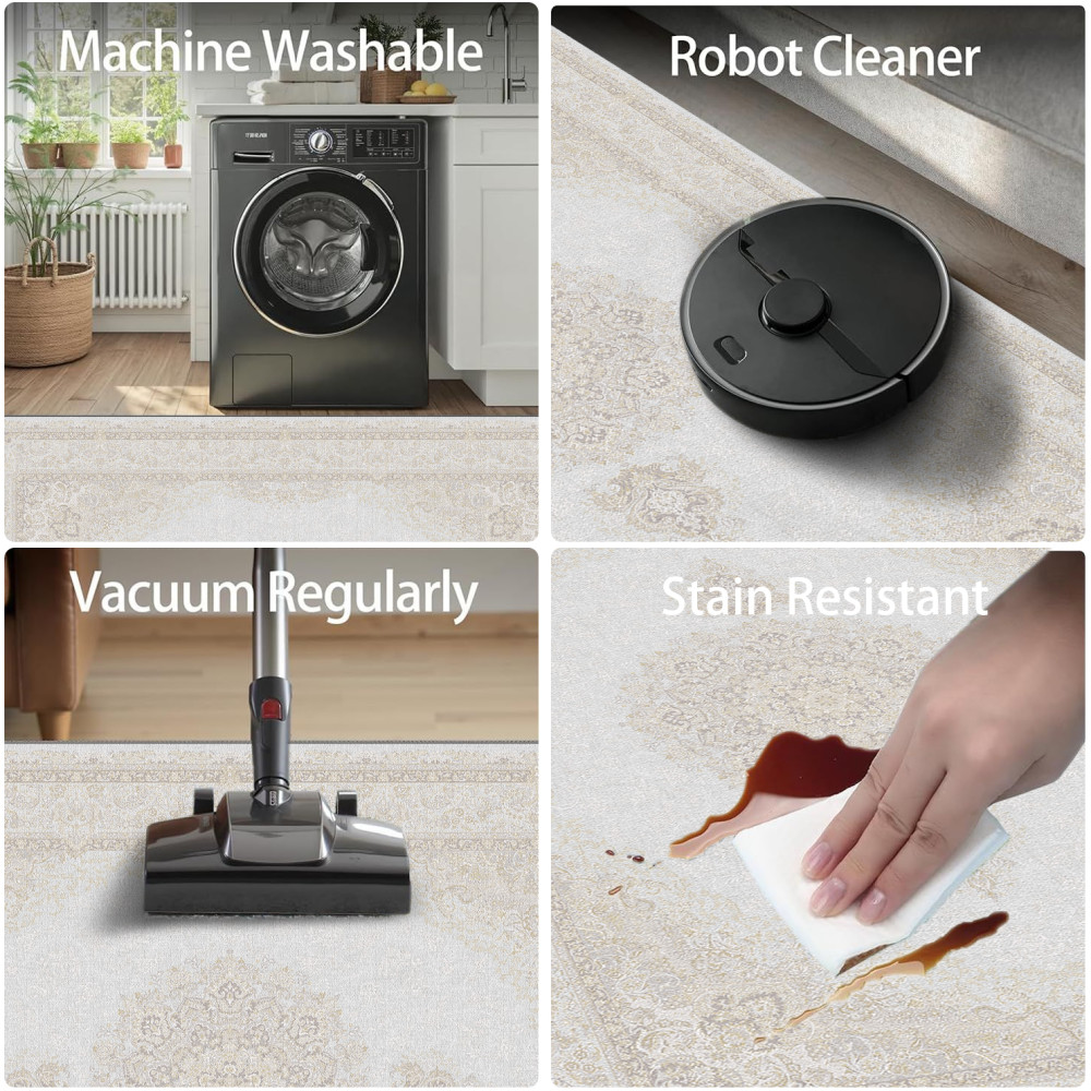 Χαλί 4 Εποχών με σχέδιο Αντιολισθητικό 180x280cm M051-180