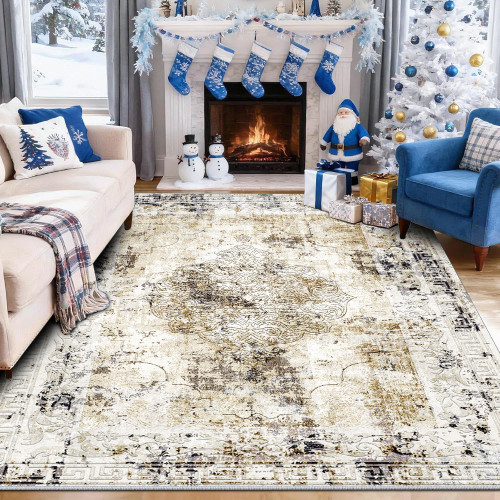 Χαλί 4 Εποχών με σχέδιο Αντιολισθητικό 180x280cm M088-180