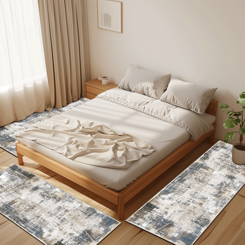 Σετ Κρεβατοκάμαρας 3τμχ (2*80x130 & 1* 80x200) 4 Εποχών με σχέδιο Αντιολισθητικό M093-SET