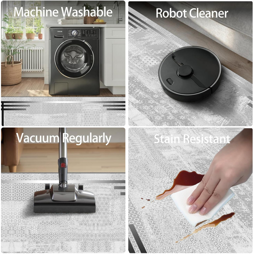 Χαλί 4 Εποχών με σχέδιο Αντιολισθητικό 160x210cm Χαλί All Season 4 Εποχών – Άνετο & ανθεκτικό | 800gr/m²