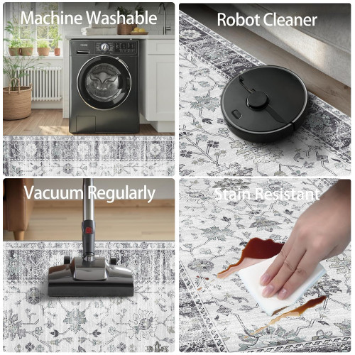 Χαλί 4 Εποχών με σχέδιο Αντιολισθητικό 160x210cm WZ197-160