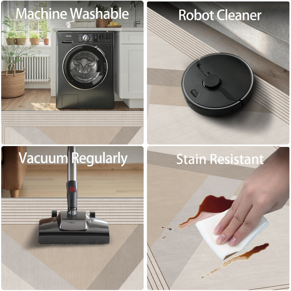 Χαλί 4 Εποχών με σχέδιο Αντιολισθητικό 160x210cm WZ-204-160