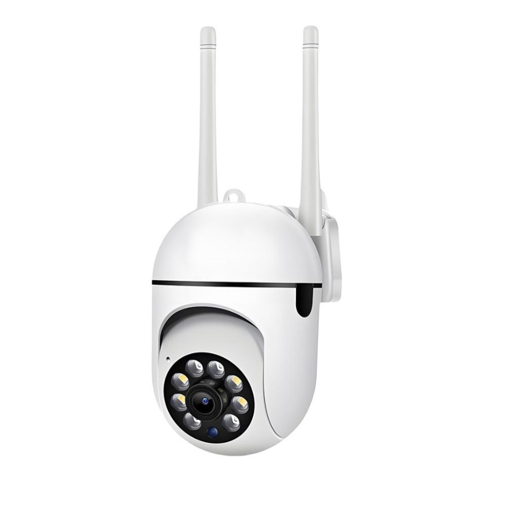 Εξωτερική Διπλή Κάμερα Ασφαλείας Wi‑Fi PTZ 3MP+3MP με Πανοραμική Προβολή 360°, Έγχρωμη Νυχτερινή Όραση και Αμφίδρομη Επικοινωνία IP65 – Μαύρη