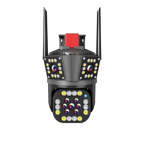 Κάμερα Ασφαλείας WIFI PTZ με 3 Κάμερες Full HD 1080p, Αυτόματη Παρακολούθηση, Ανίχνευση & Περιστροφή 360° Ηχείο και Μικρόφωνο