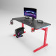 Γραφείο Gaming D2106 – RGB 7-Χρωμος Φωτισμός - Λευκό -140 × 60 × 74 cm