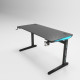 Γραφείο Gaming D2106 – RGB 7-Χρωμος Φωτισμός - Mαύρο -140 × 60 × 74 cm