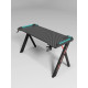 Γραφείο Gaming – RGB Φωτισμός & Carbon Fiber Design Λευκό 140×60×74cm D2107-WHITE