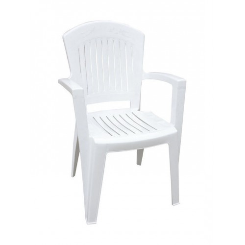 Πολυθρόνα Πλαστική Αθηνά (Λευκό) ATH-WHITE