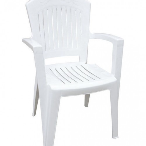 Πολυθρόνα Πλαστική Αθηνά (Λευκό) ATH-WHITE