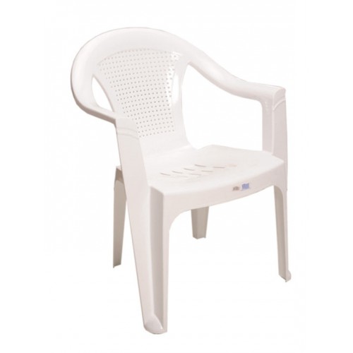 Καρέκλα Πλαστική Ερμής (Λευκό) EMR-WHITE