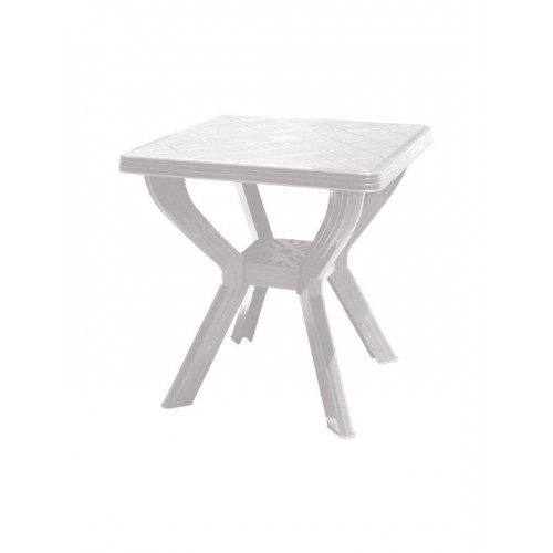 Τραπέζι Πλαστικό Δεμένο 70×70cm (Λευκό)