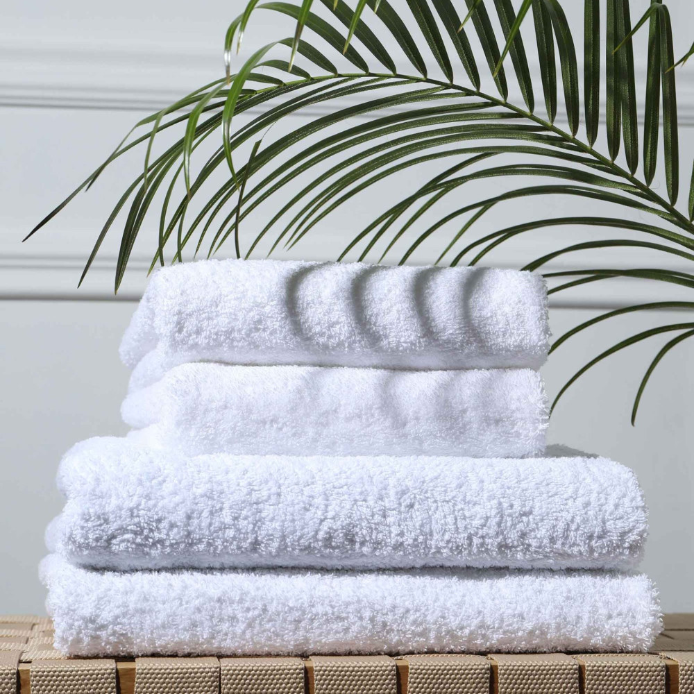 Πετσέτα CRISPA 100% Βαμβάκι 600gsm Λευκή