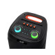 Επαναφορτιζόμενο Ηχείο Karaoke JBR-C107 60W με 2×10″, Bluetooth, RGB LED, TWS, Τηλεσκοπική Λαβή & 2 Ασύρματα Μικρόφωνα