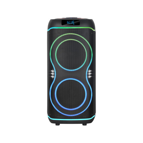 Επαναφορτιζόμενο Φορητό Ηχείο Karaoke NDR-822 40W με 2×8″, Bluetooth, RGB LED, TWS & Ασύρματο Μικρόφωνο & Tηλεχειριστήριο
