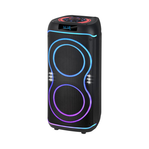 Επαναφορτιζόμενο Φορητό Ηχείο Karaoke NDR-822 40W με 2×8″, Bluetooth, RGB LED, TWS & Ασύρματο Μικρόφωνο & Tηλεχειριστήριο