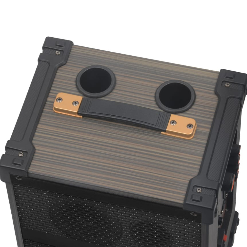Επαναφορτιζόμενο Φορητό Ηχείο Karaoke NDR-C8 40W με Ηχεία 8″ & 3″, Bluetooth, USB/TF, FM, TWS, LED & 2 Μικρόφωνα