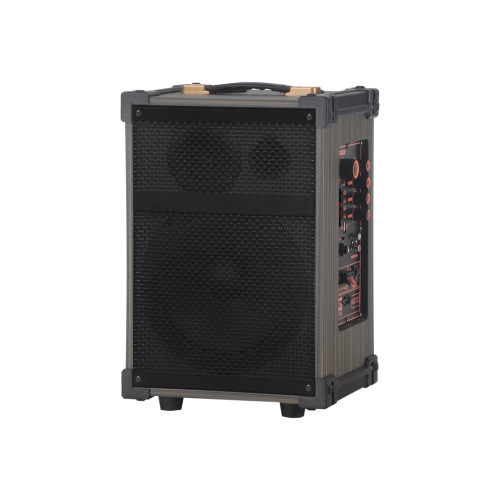 Επαναφορτιζόμενο Φορητό Ηχείο Karaoke NDR-C8 40W με Ηχεία 8″ & 3″, Bluetooth, USB/TF, FM, TWS, LED & 2 Μικρόφωνα